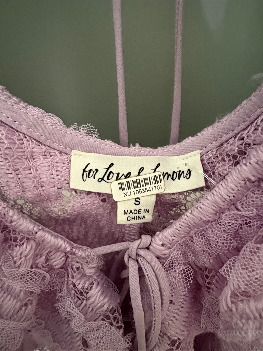 For Love and Lemons Cropped Tatiana Blouse - Picture 5 of 10